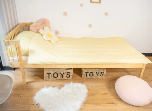 LOVE 90x180 nelakované dřevo jednolůžková postel pro děti Lano Nábytek