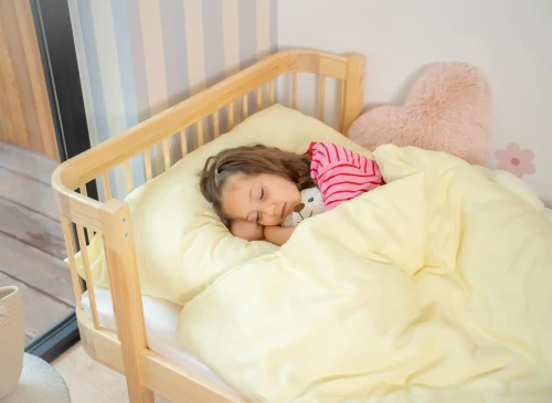 LOVE 90x190 nelakované dřevo jednolůžková postel pro děti Lano Nábytek