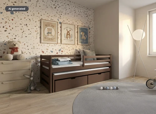 SENSO 80x180 tmavá čokoláda dětská postel Lano Nábytek
