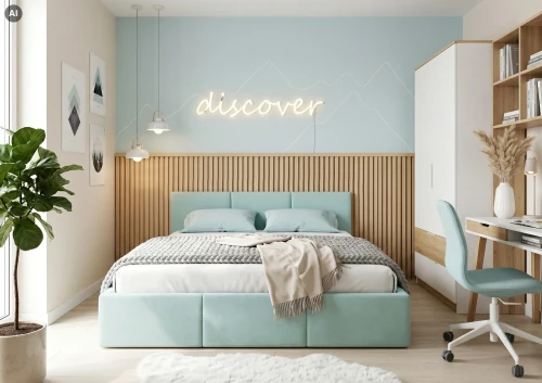 HAVEN 140x200 blankytná čalouněná postel pro mládež velur Manila 10 Lano Nábytek