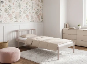 LOVE 90x180 kašmír jednolůžková postel pro děti Lano Nábytek