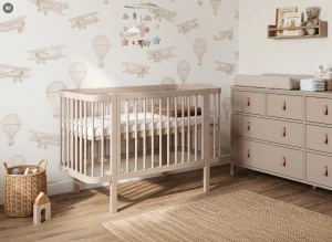 MELISA 70x140 cashmere baby cot Lano Furniture