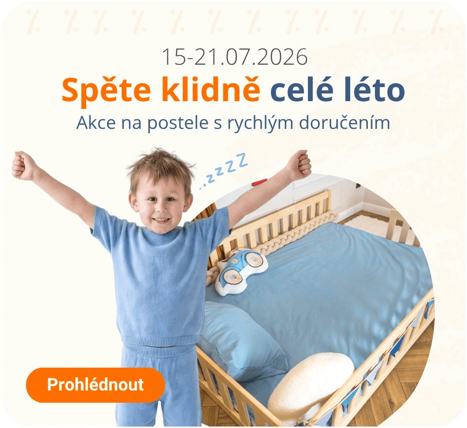 Sleva 15 % na postele s odesláním do 48 hodin, 15-21.07
