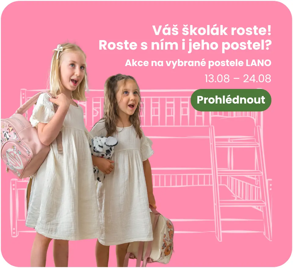 Akce na vybrané postele od 13. do 24. 8.